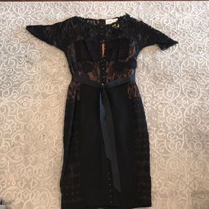 Lace black dress